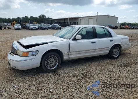 2000 Mercury Grand Marquis Gs z USA, uszkodzony, nr VIN 2MEFM74W5YX627472